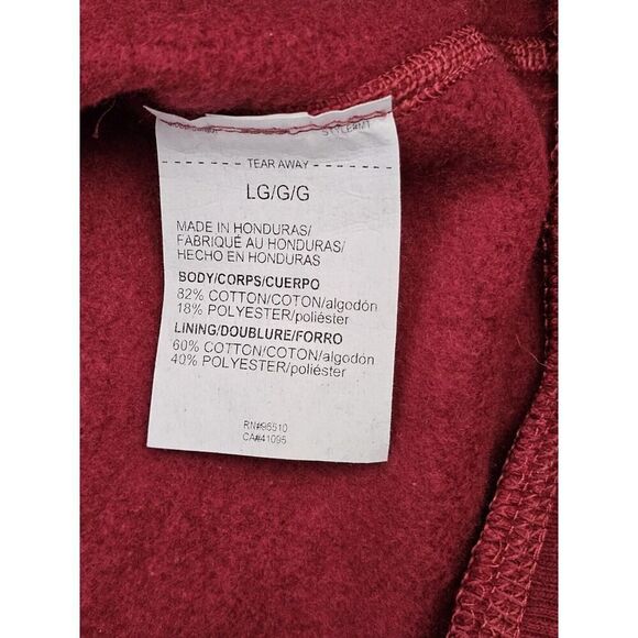 Under Armour Sweatshirt Mens Large Red Project Rock Short Sleeve - Picture 11 of 14